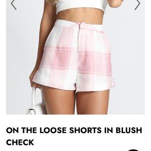 Showpo On The Loose Shorts in blush